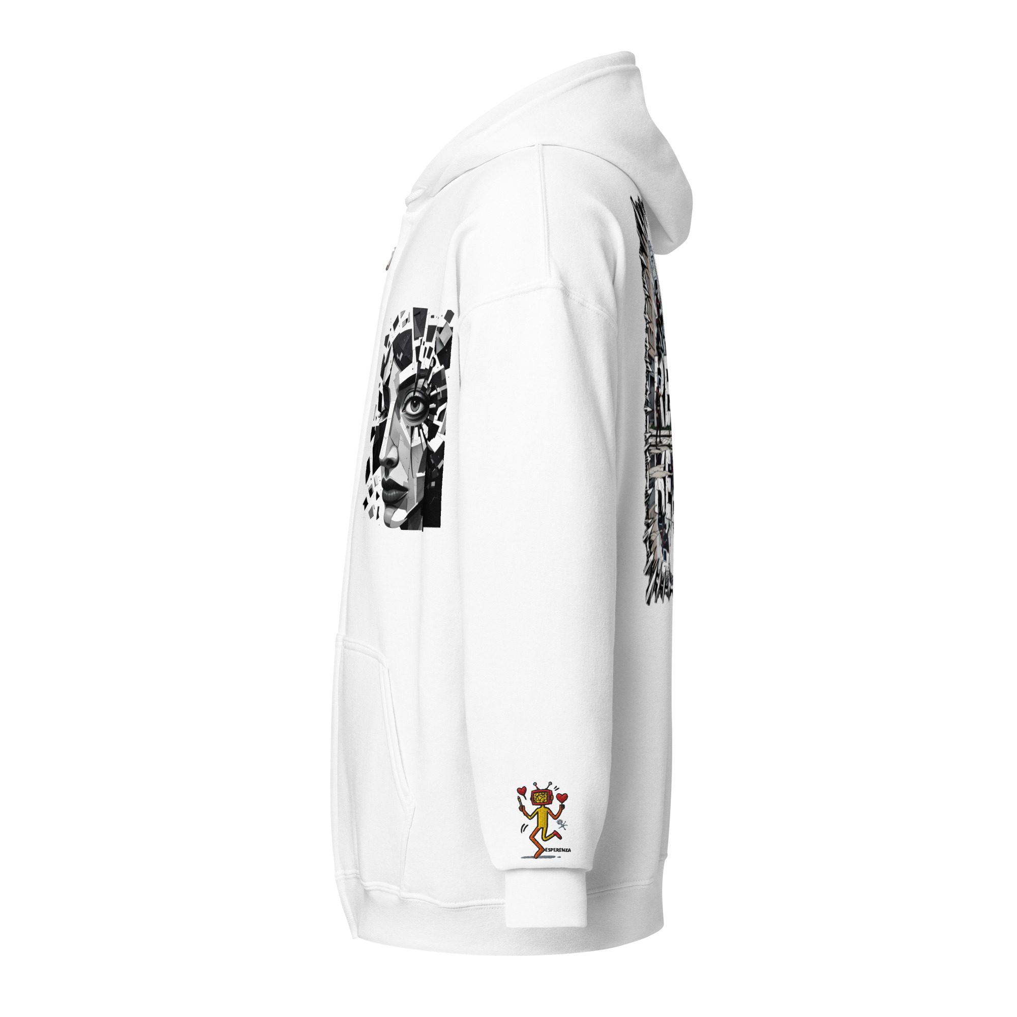 Sweat à capuche épais unisexe à fermeture éclair – Image 18