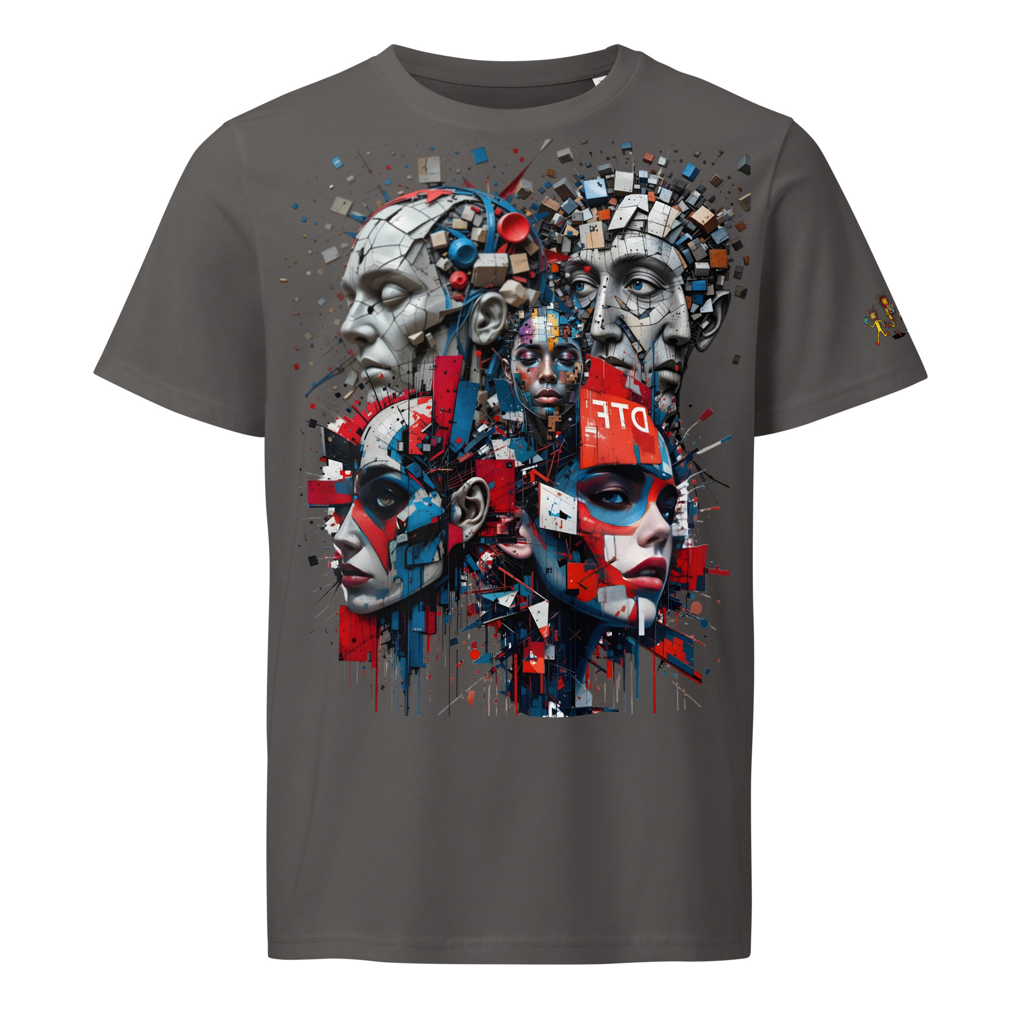 T-shirt épaisseur moyenne écologique unisexe – Image 5