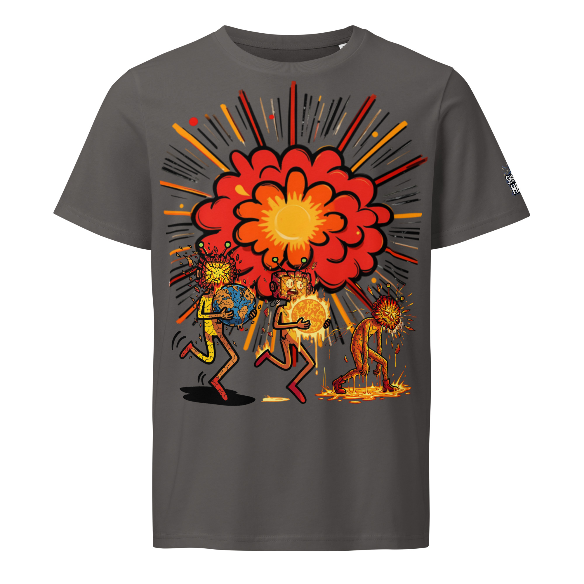 T-shirt épaisseur moyenne écologique unisexe – Image 9