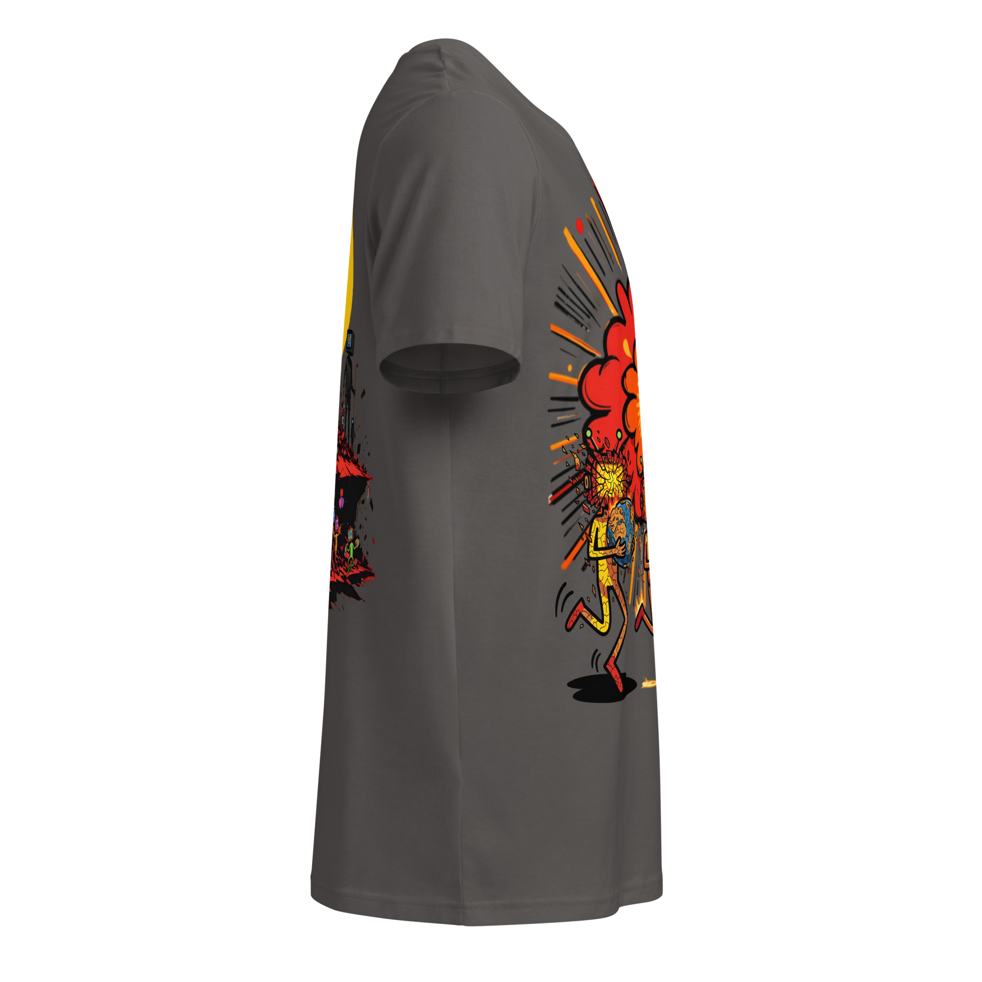 T-shirt épaisseur moyenne écologique unisexe – Image 12