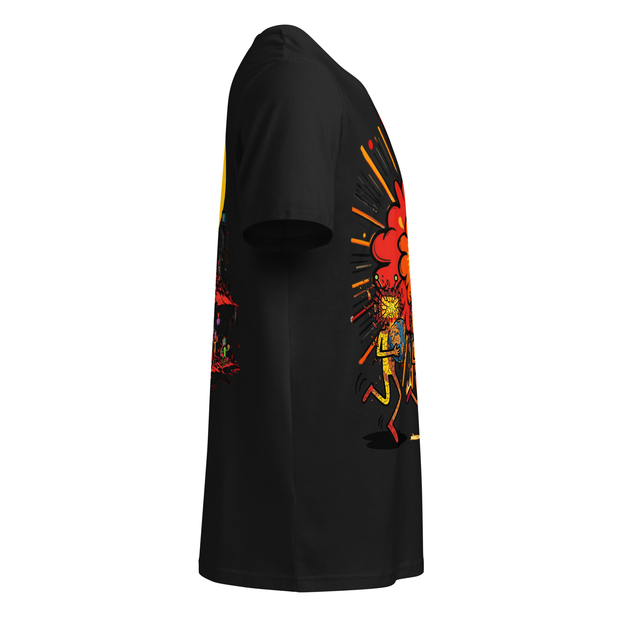 T-shirt épaisseur moyenne écologique unisexe – Image 8