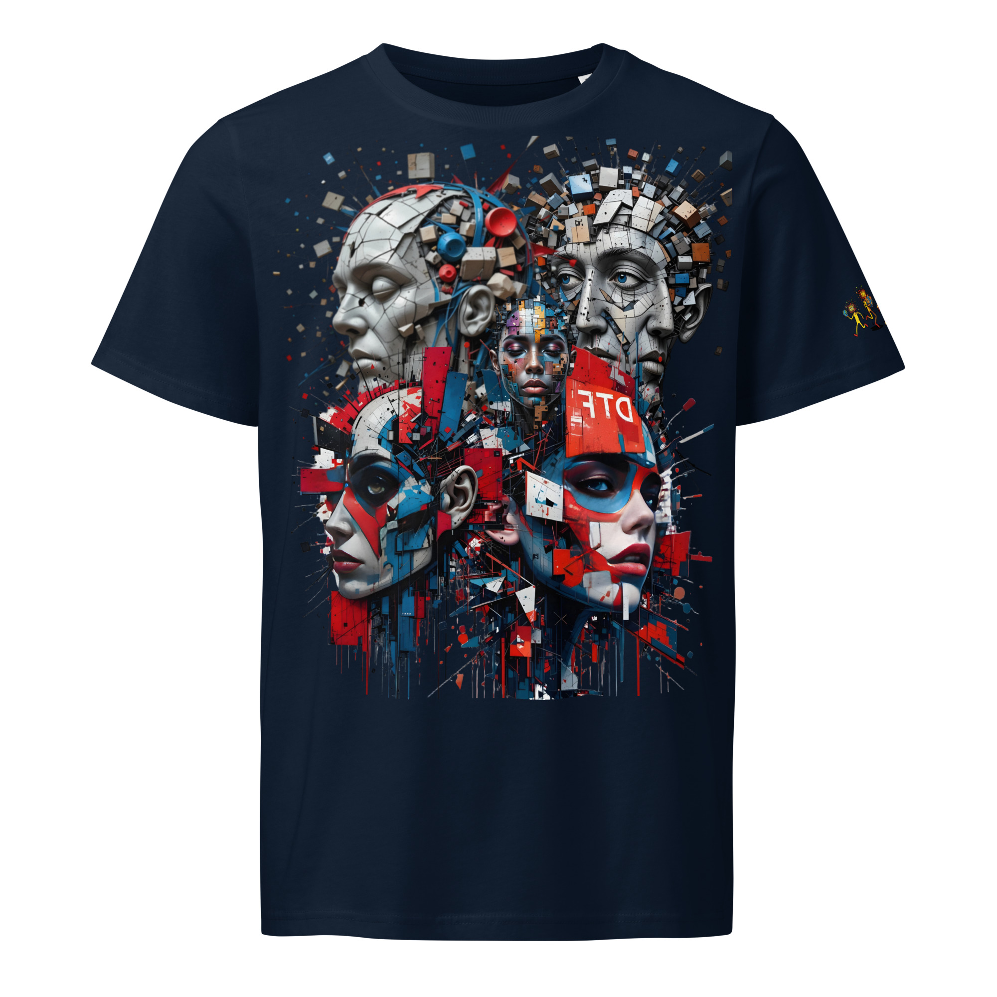 T-shirt épaisseur moyenne écologique unisexe