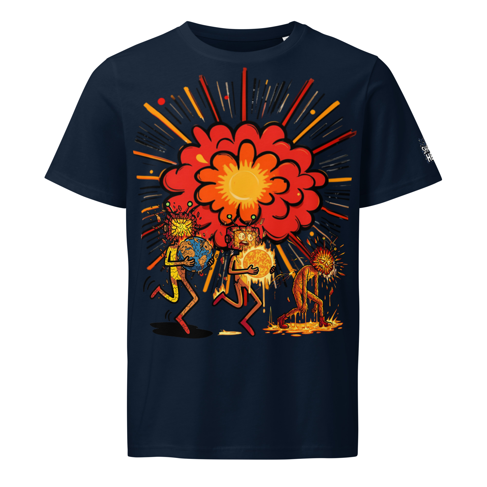 T-shirt épaisseur moyenne écologique unisexe – Image 2