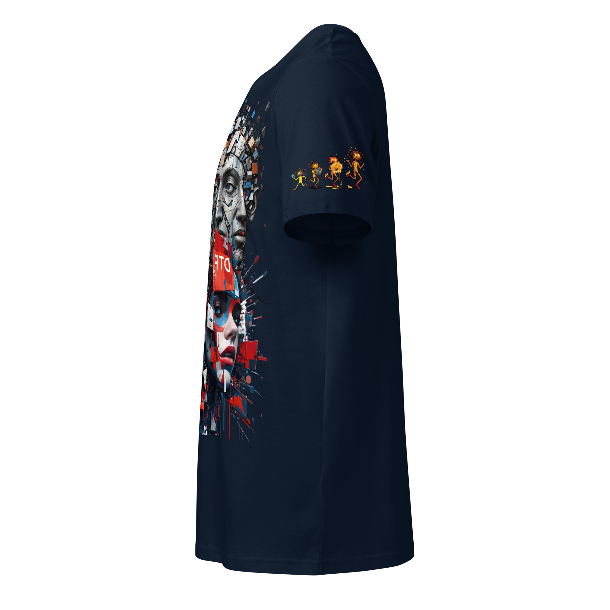 T-shirt épaisseur moyenne écologique unisexe – Image 3