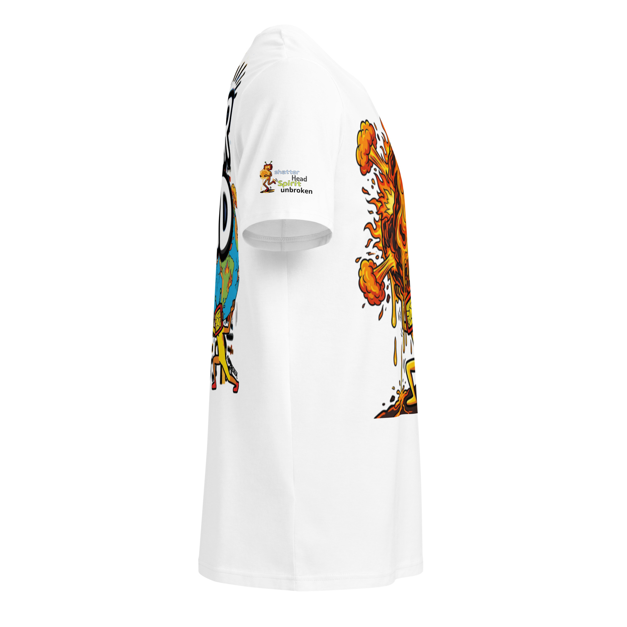 T-shirt épaisseur moyenne écologique unisexe – Image 4